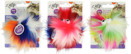 AFP Furry Ball - Fluffy Ball Geel