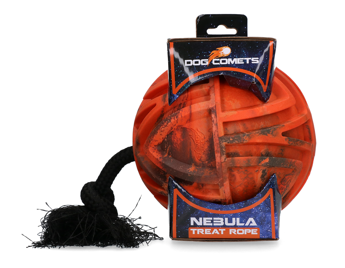 Dog Comets Nebula Treat Rope Oranje