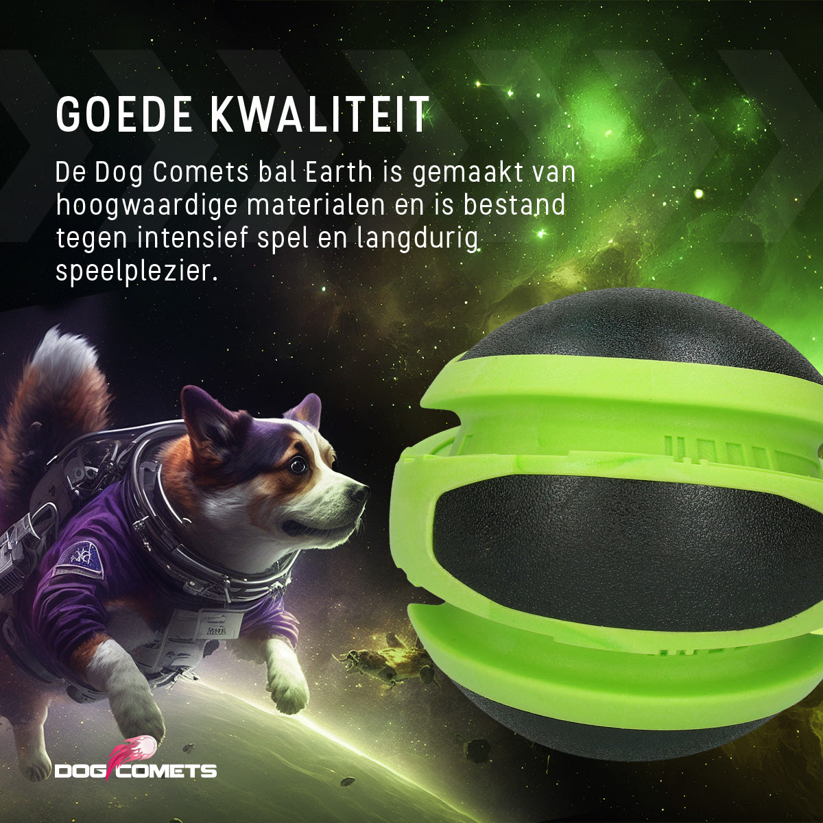 Dog Comets Planets Groen