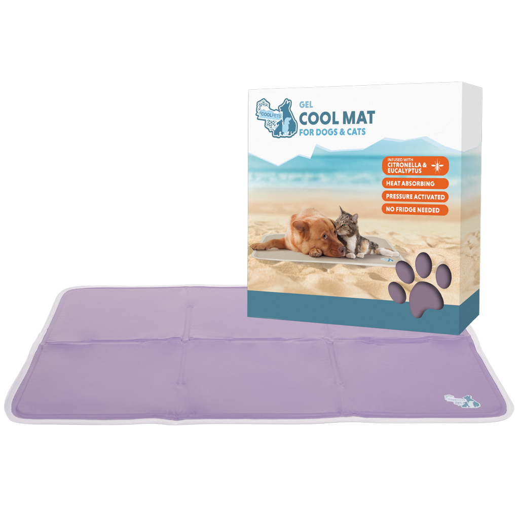 Coolpets Gel Cooling Mat Lila L