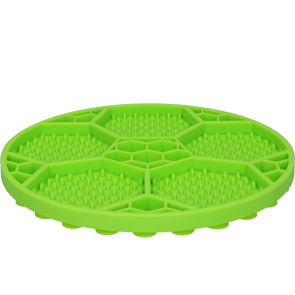 Eat Slow Live Longer Lick Mat Soccer Ball Groen