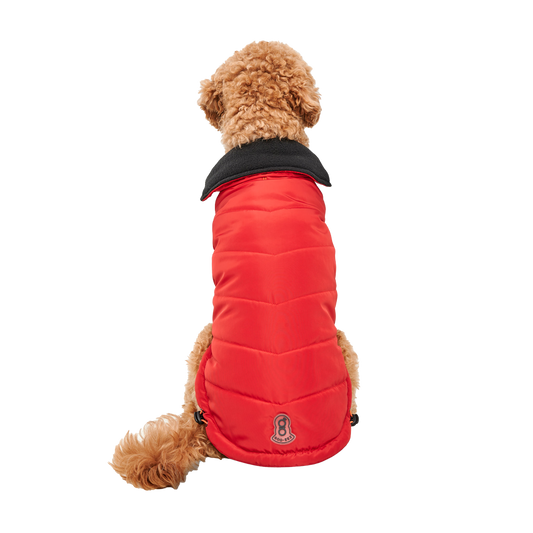 Goo-eez Mock Neck Signature Wrap Jacket XL Rood/Zwart