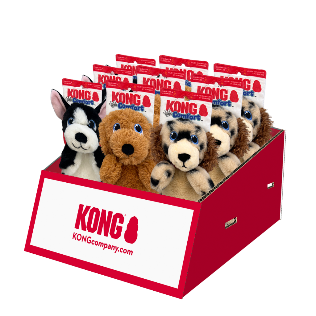 KONG Comfort Pups Toonbankdisplay