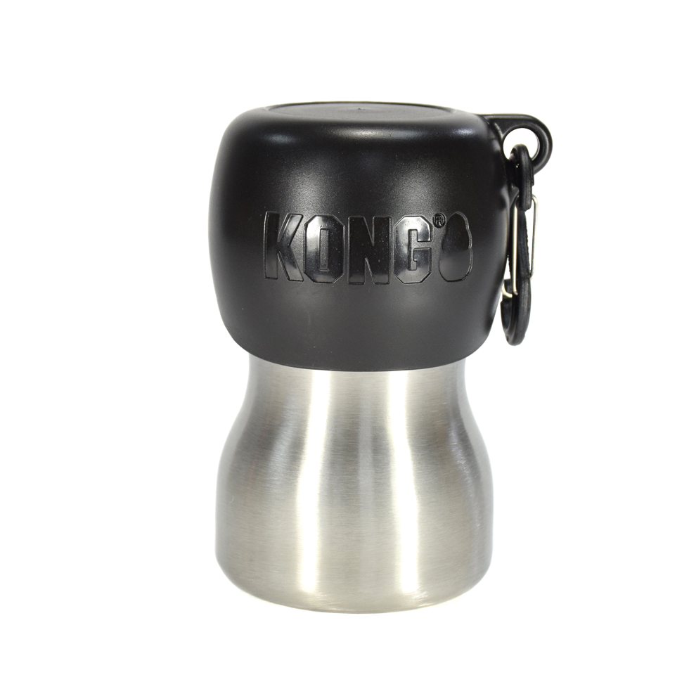 KONG H2O RVS Waterfles Zwart 255 ml