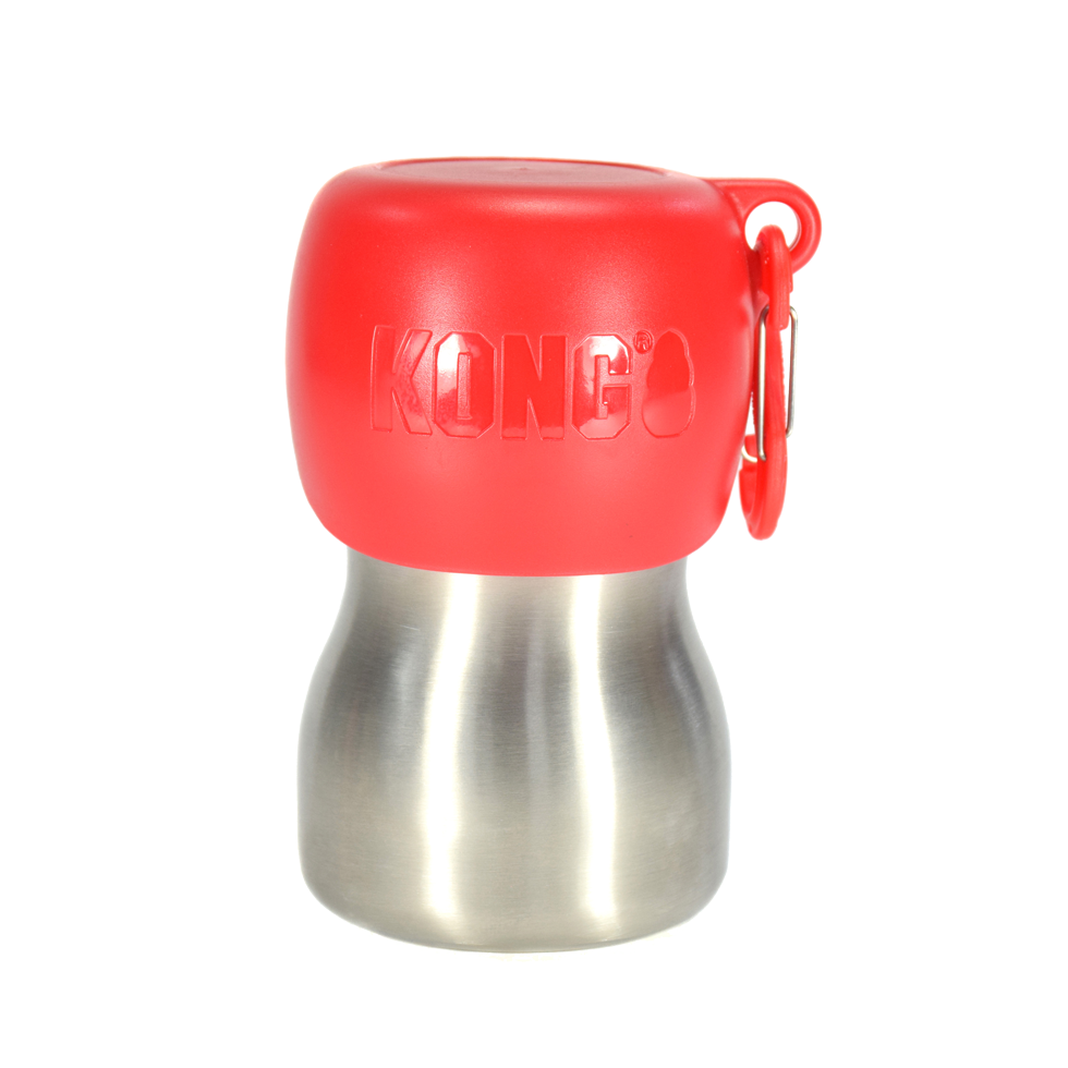 KONG H2O RVS Waterfles Rood 255 ml