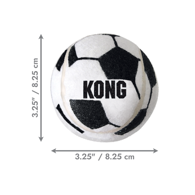 Kong Sport Voetbal L 8,5 cm (2-pk)