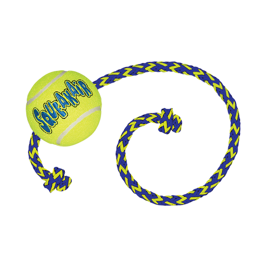 KONG SqueakAir® Balls met touw