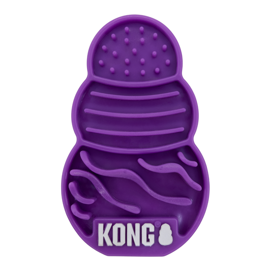 KONG Licks Treat Dispenser Kat Paars S