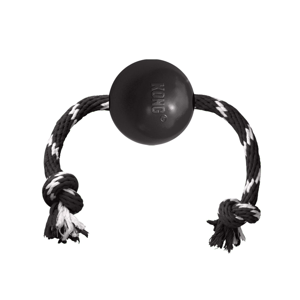 KONG Extreme Ball met touw L