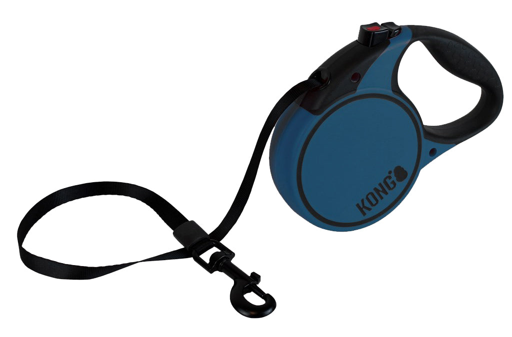 KONG Retractable Leash - Terrain Blauw S
