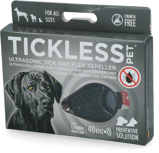 Tickless Pet minimaal 6 maanden bescherming Zwart