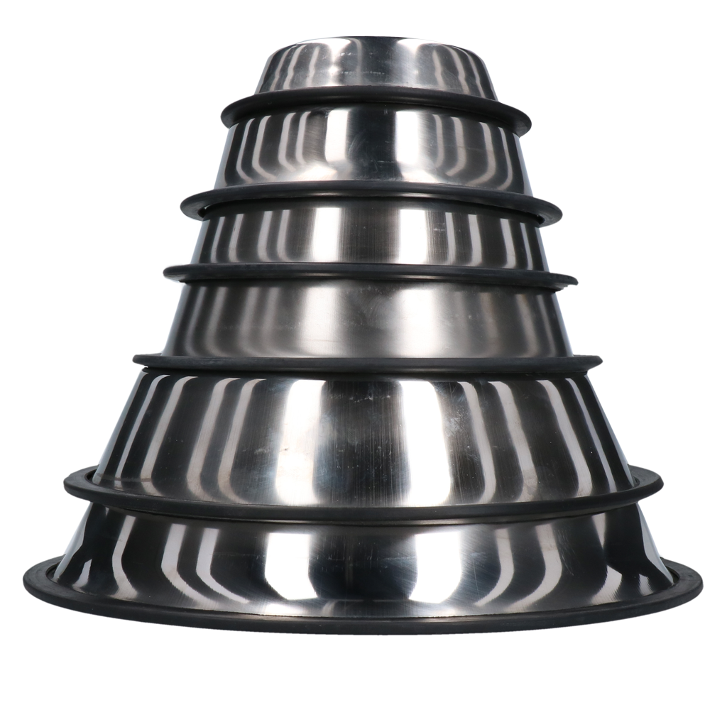 Antislip Voer- & Drinkbak RVS 450 ml Ø 19 cm
