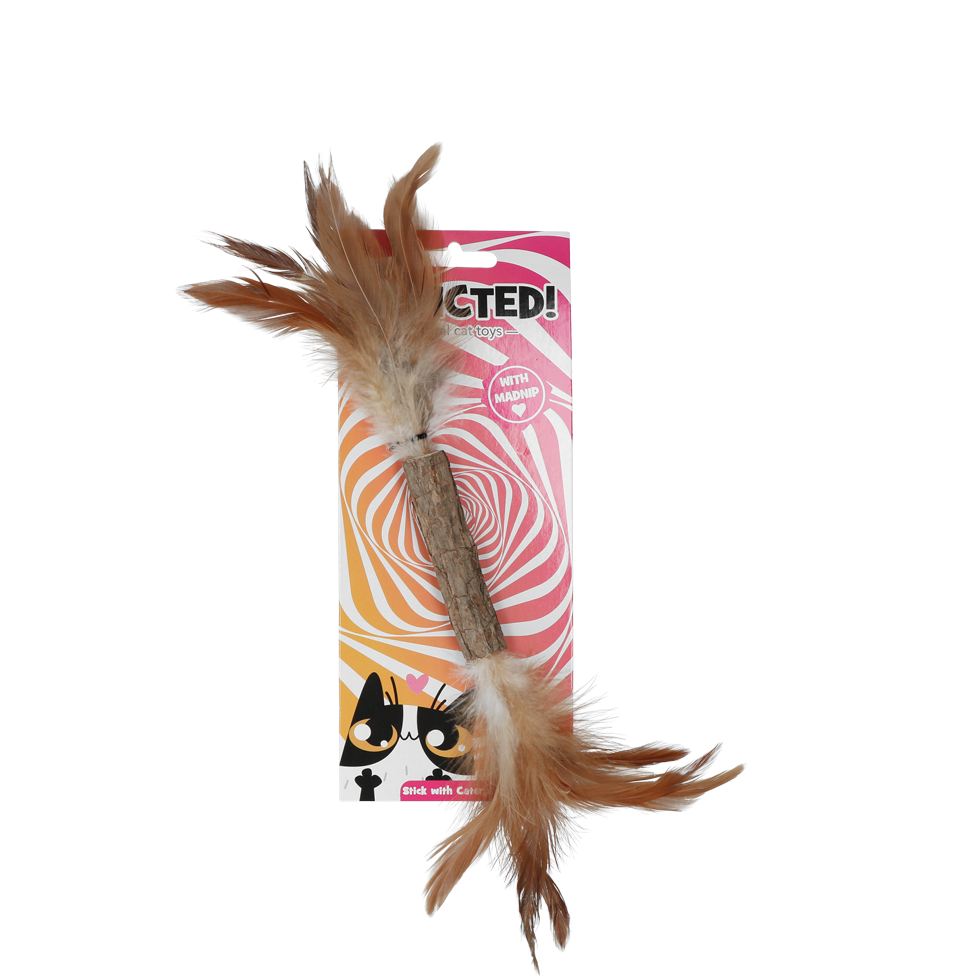 Addicted! Stick with Caterpillar & Feathers