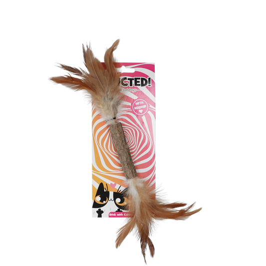 Addicted! Stick with Caterpillar & Feathers