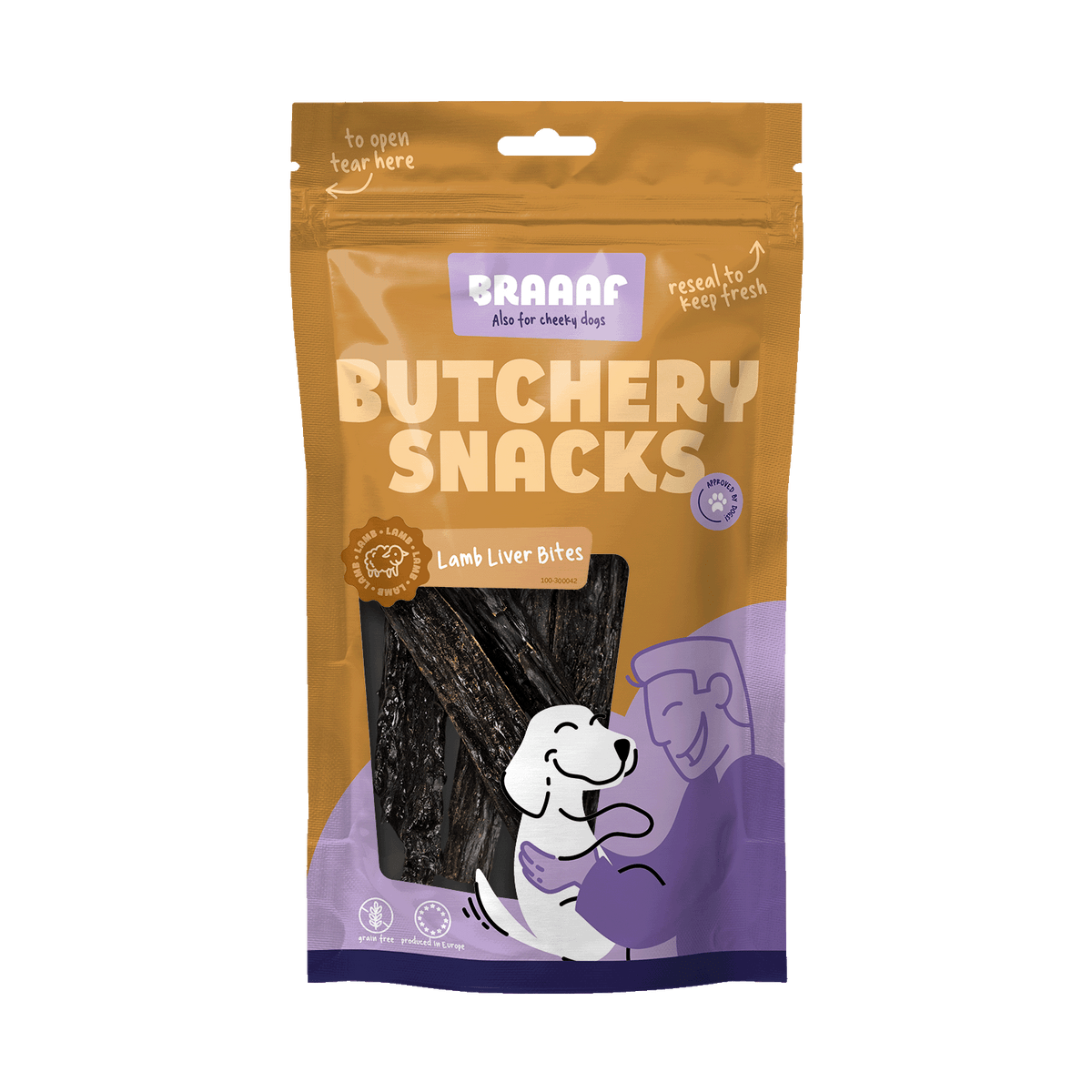 Braaaf Butchery Snacks Lamslever bites 120 g