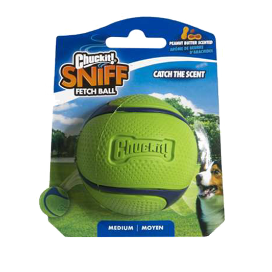 Chuckit! Sniff Fetch Ball Peanut Butter M