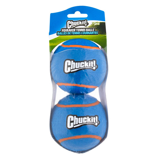 Chuckit! Squeaker Tennis Balls XL (2-pack)