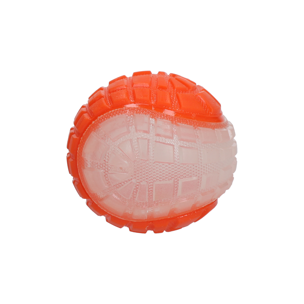 Dog Comets Glow In The Dark Moon Bal M Oranje