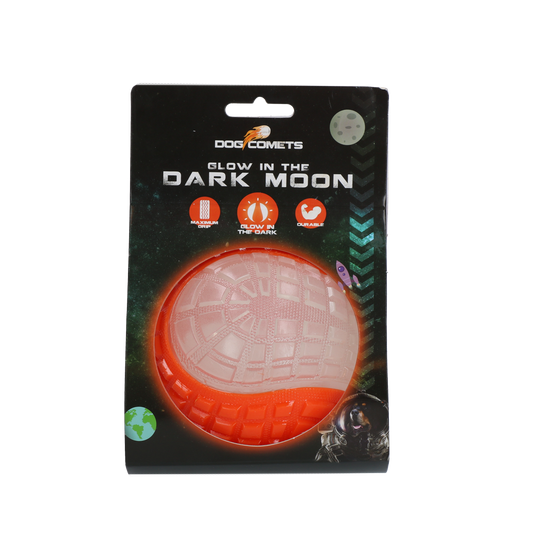 Dog Comets Glow In The Dark Moon Bal L Oranje
