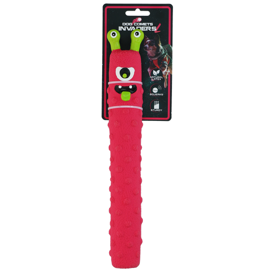 Dog Comets Latex Invaders Roze L
