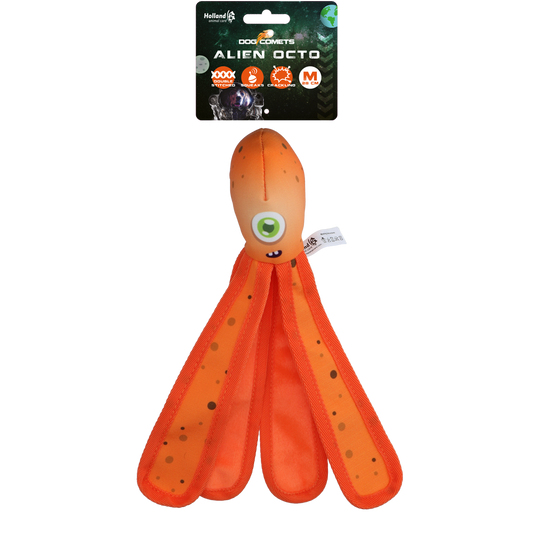 Dog Comets Alien Octo M Oranje