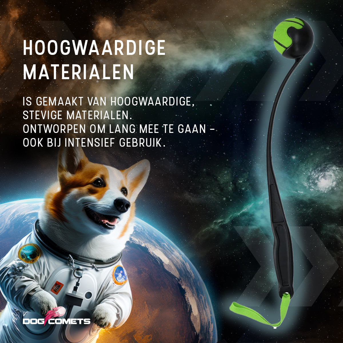 Dog Comets Launcher (Werpstok) Groen M