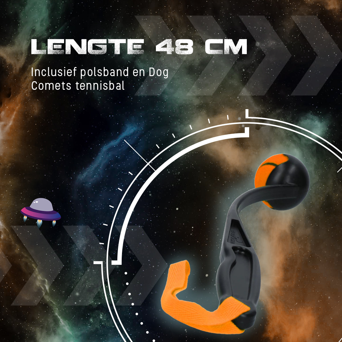 Dog Comets Launcher (Werpstok) Oranje M