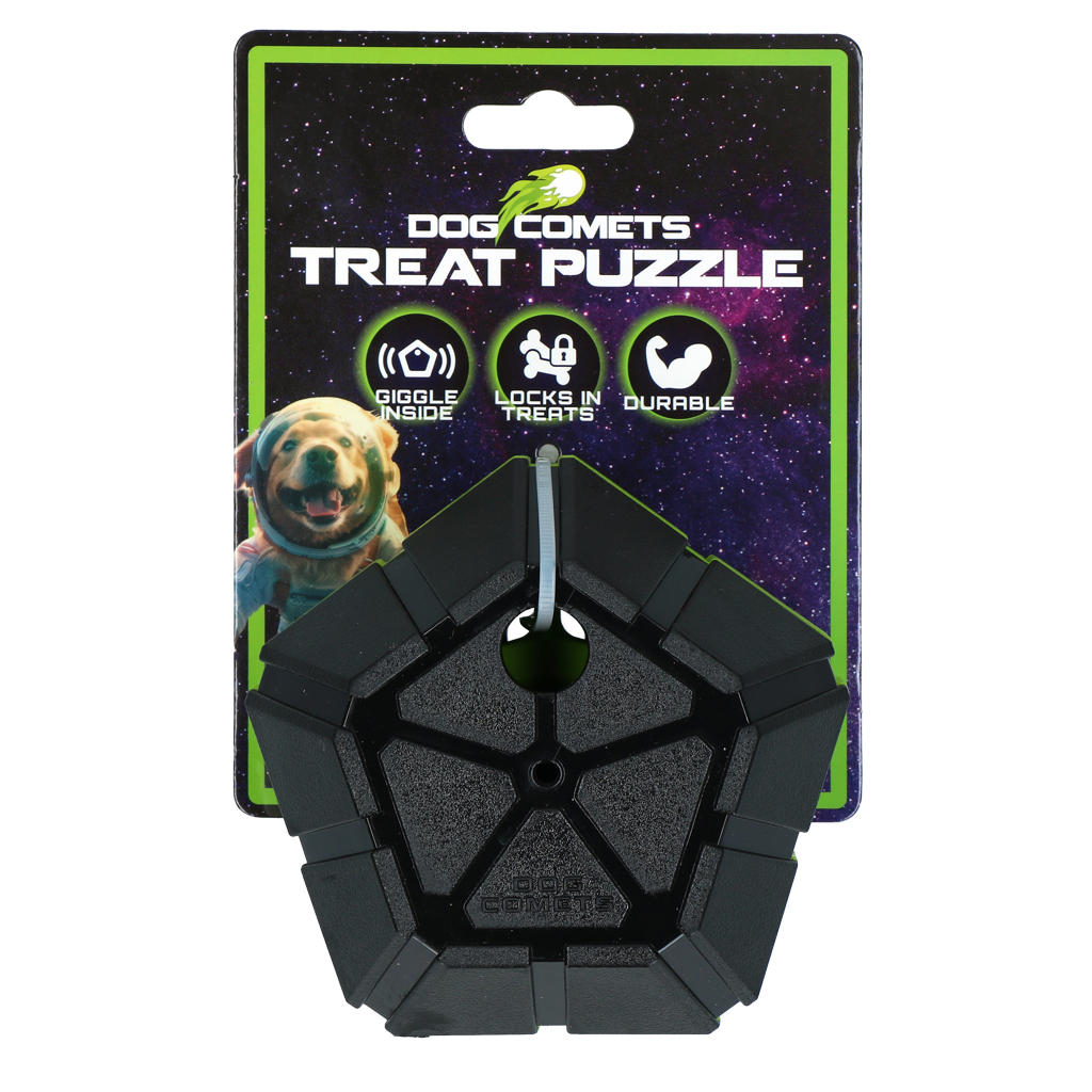 Dog Comets Treat Puzzle Groen