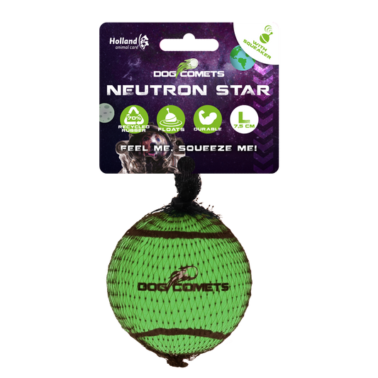 Dog Comets Tennisbal Met Pieper Neutron Star L Groen