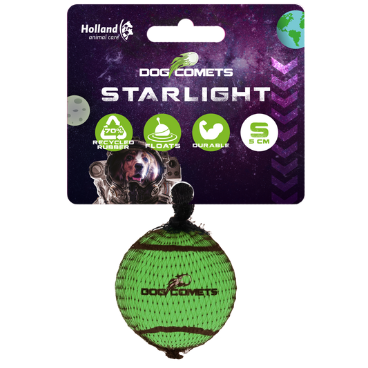 Dog Comets Tennisbal Starlight S Groen