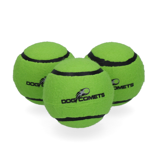 Dog Comets Tennisbal Starlight M Groen (3-Pack)