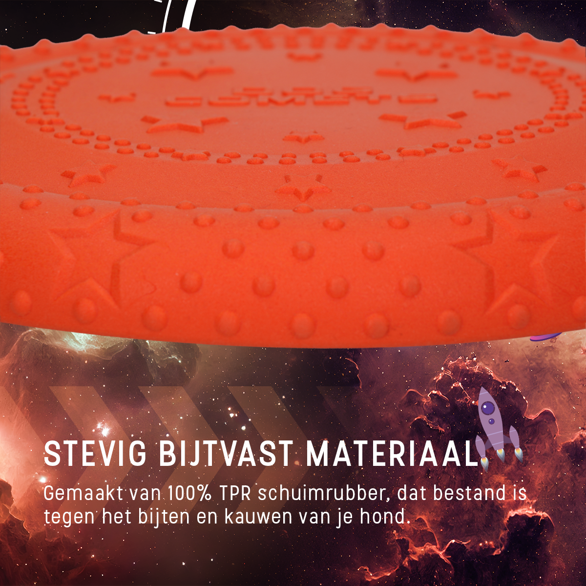 Dog Comets UFO Flyer Oranje M