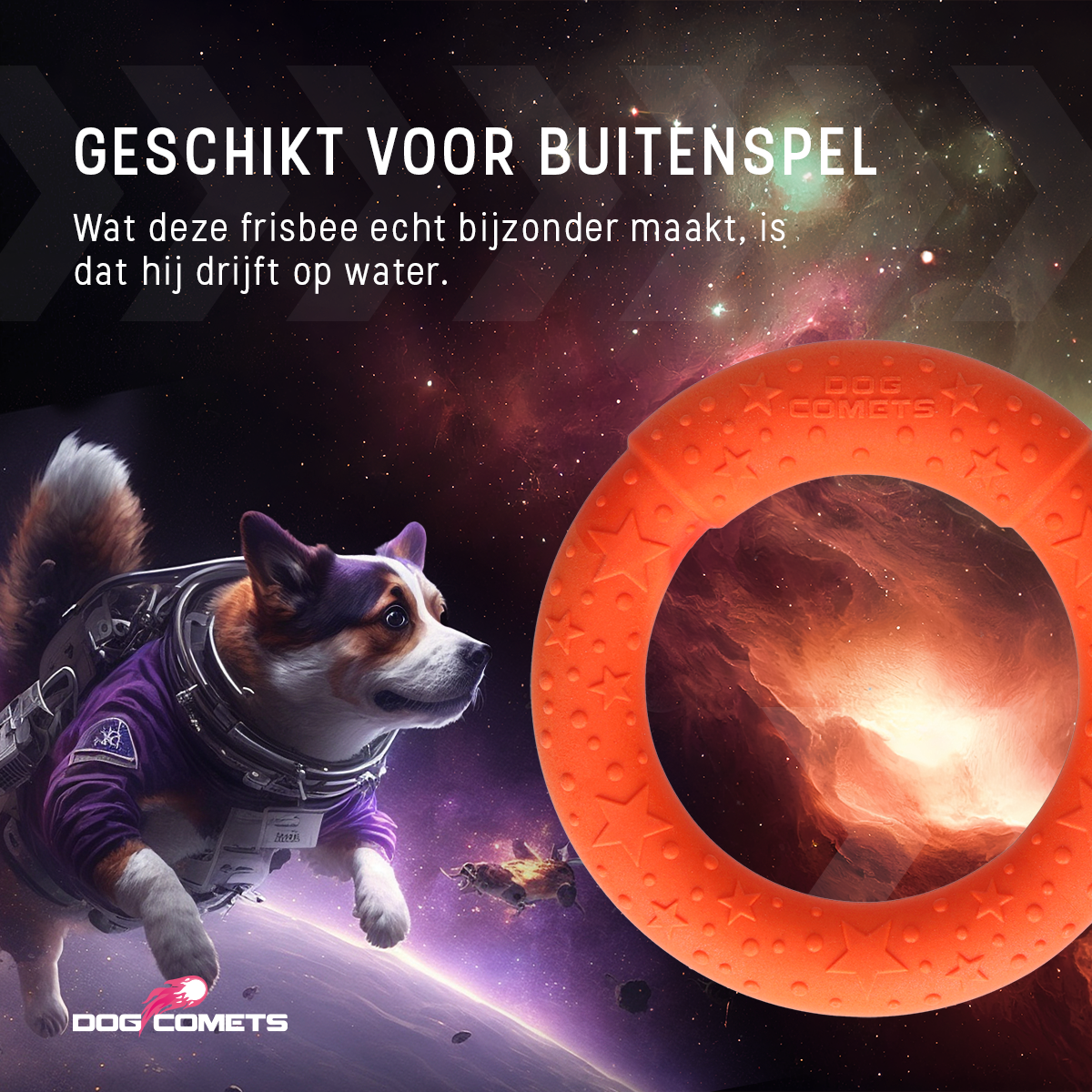 Dog Comets UFO Ring Oranje M