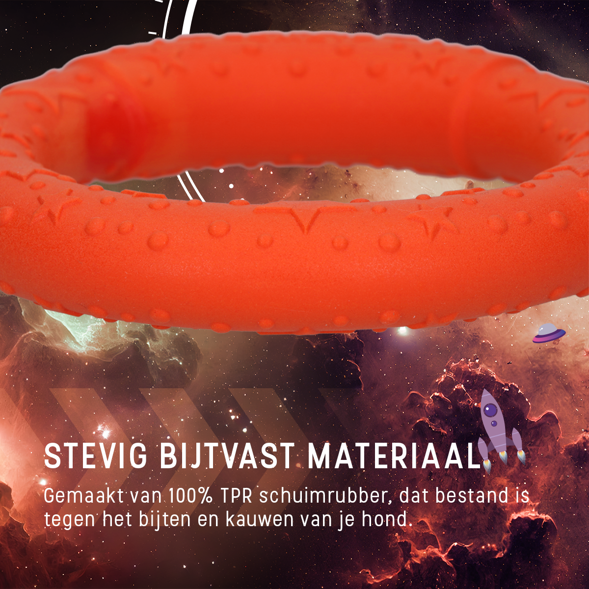 Dog Comets UFO Ring Oranje M