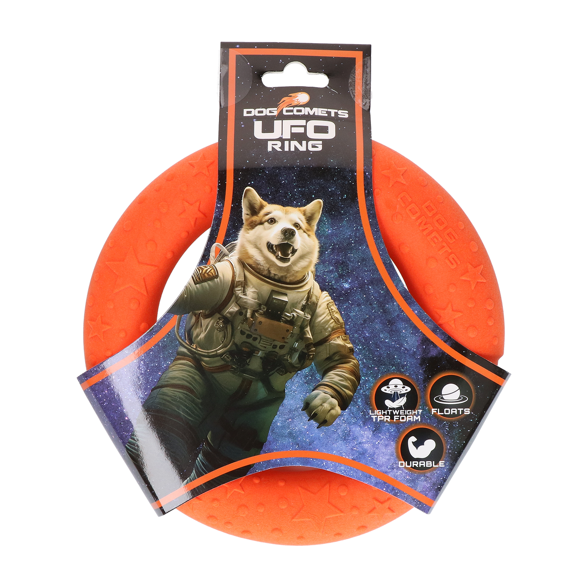 Dog Comets UFO Ring Oranje S