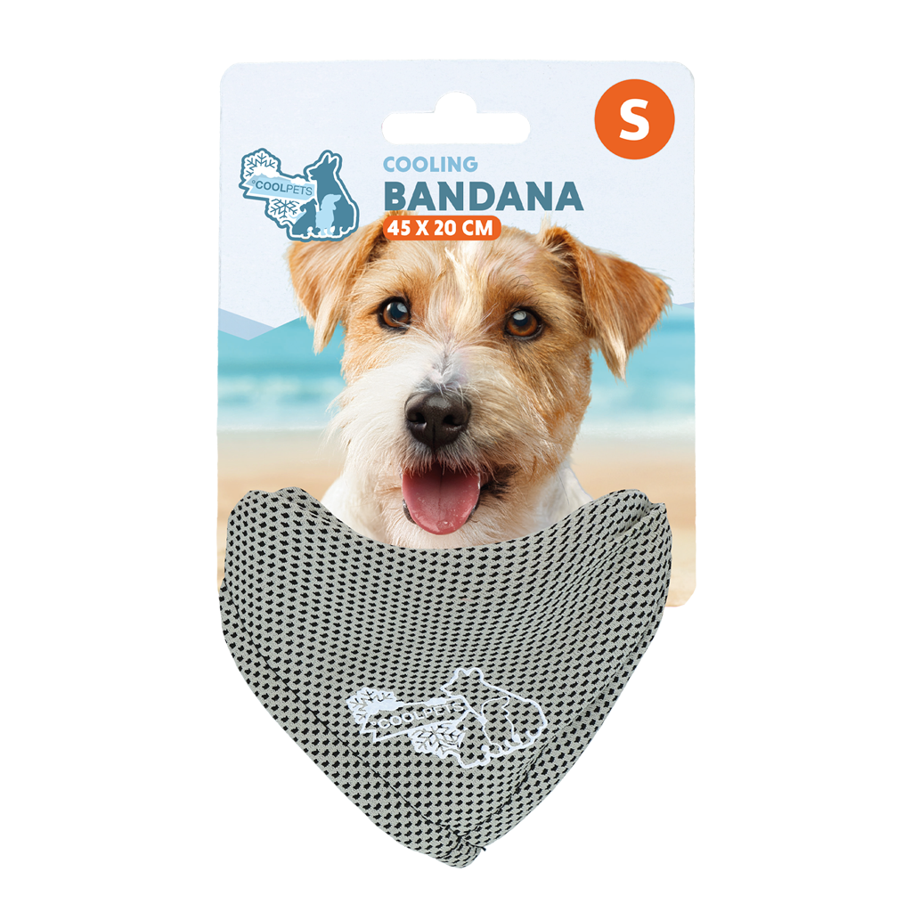 Coolpets Cooling Bandana Beige S