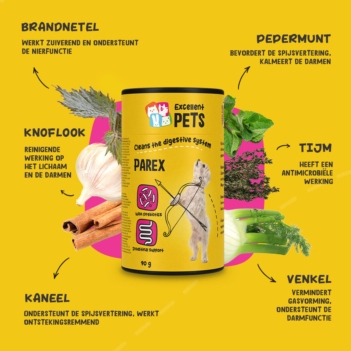 Excellent Pets Dog Parex 90 g