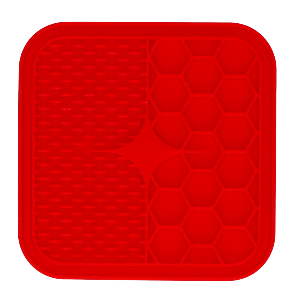 Eat Slow Live Longer Lick Mat Duo S Rood