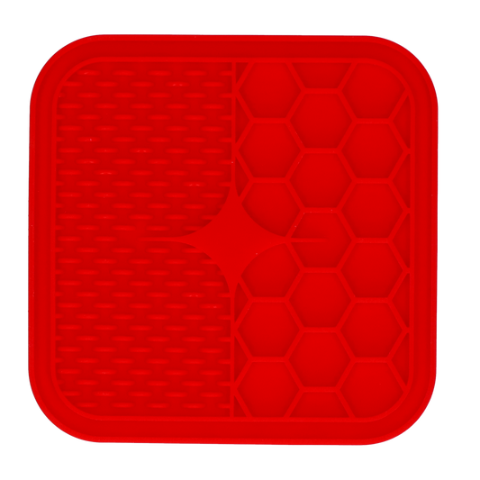 Eat Slow Live Longer Lick Mat Duo S Rood
