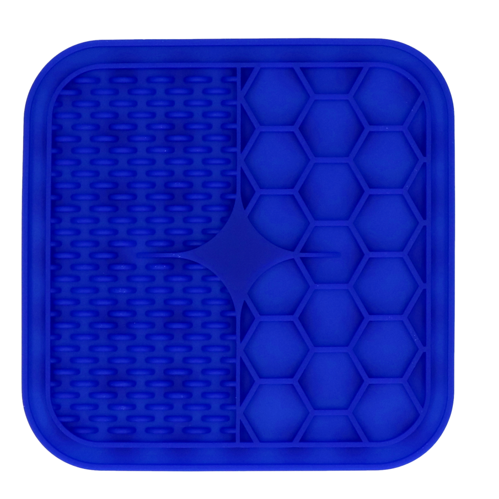 Eat Slow Live Longer Lick Mat Duo S Blauw