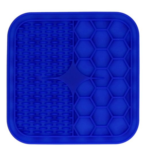 Eat Slow Live Longer Lick Mat Duo S Blauw