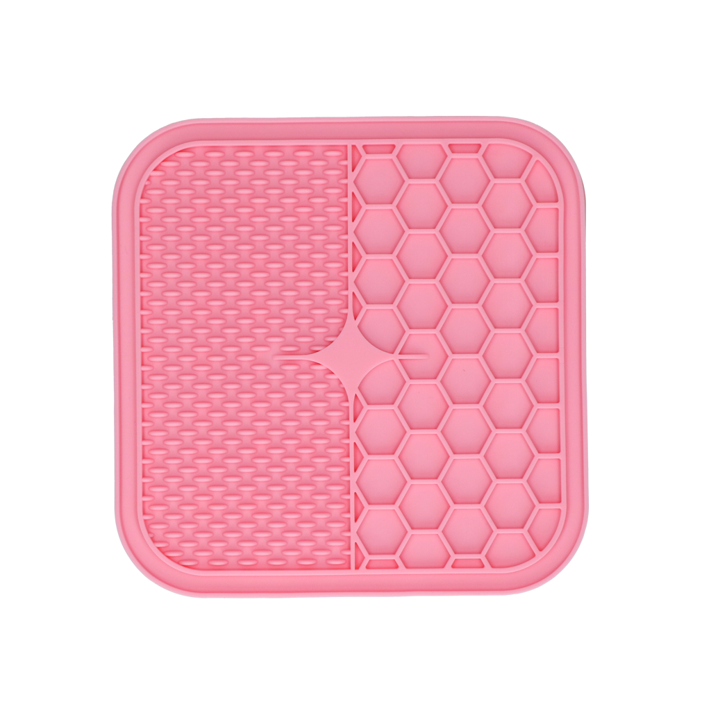 Eat Slow Live Longer Lick Mat Duo M Roze
