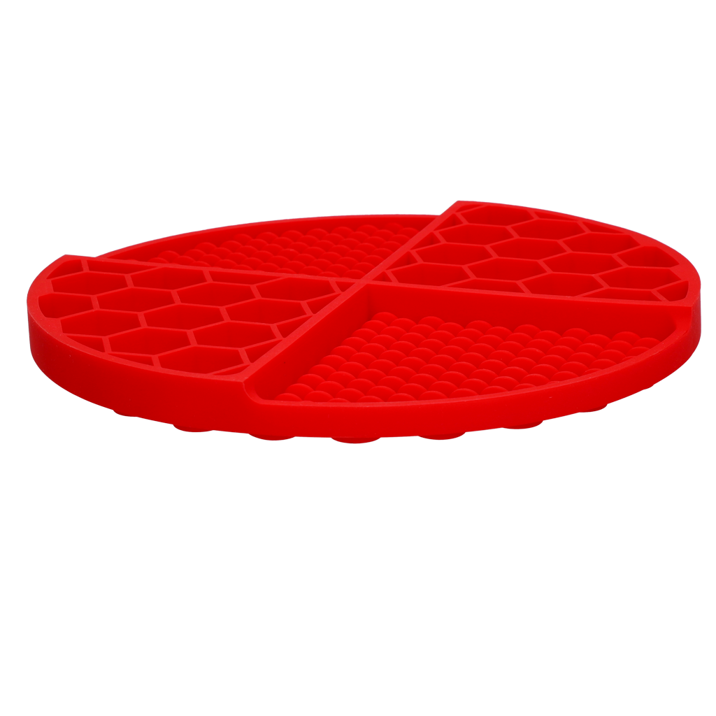 Eat Slow Live Longer Lick Mat Dimensions Circle Rood