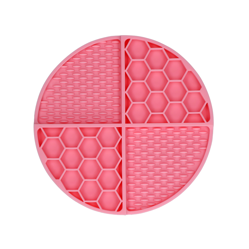 Eat Slow Live Longer Lick Mat Dimensions Circle Roze