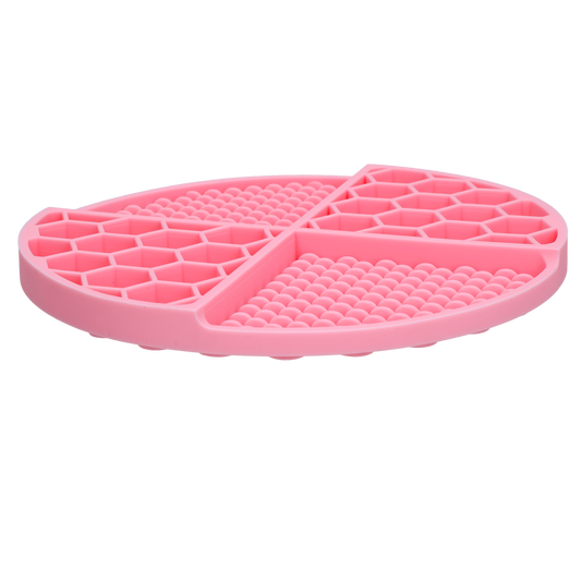 Eat Slow Live Longer Lick Mat Dimensions Circle Roze
