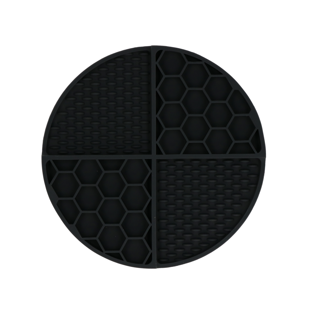 Eat Slow Live Longer Lick Mat Dimensions Circle Grijs