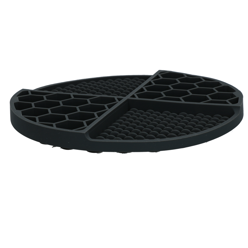 Eat Slow Live Longer Lick Mat Dimensions Circle Grijs