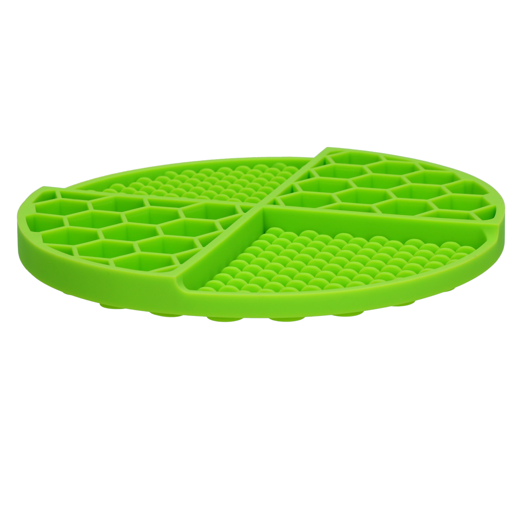 Eat Slow Live Longer Lick Mat Dimensions Circle Groen