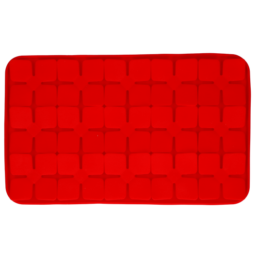 Eat Slow Live Longer Lick Mat Dimensions Flower Rood