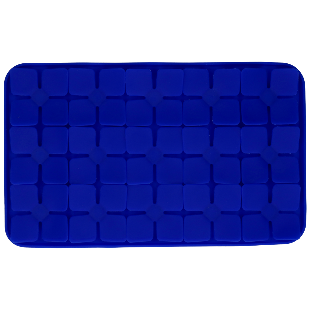Eat Slow Live Longer Lick Mat Dimensions Flower Blauw